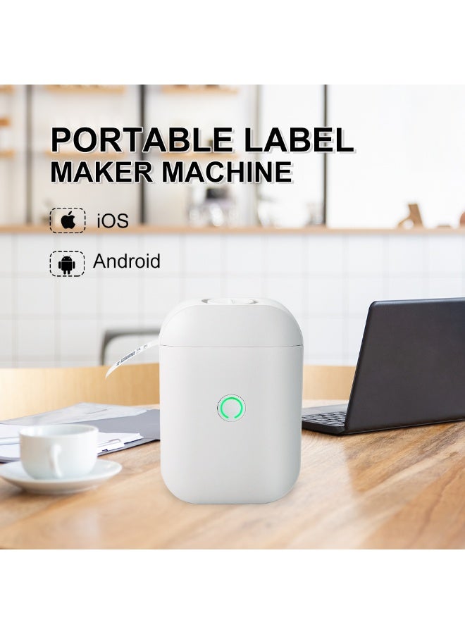 AiYin D11 Portable Thermal Label Maker, Bluetooth Connection, iOS and Android Compatible, Rechargeable,1500 mAh Battery,USB-C,Clothing,Jewelery,Home,Kitchen, Barcode,Support English and Arabic - Image 2